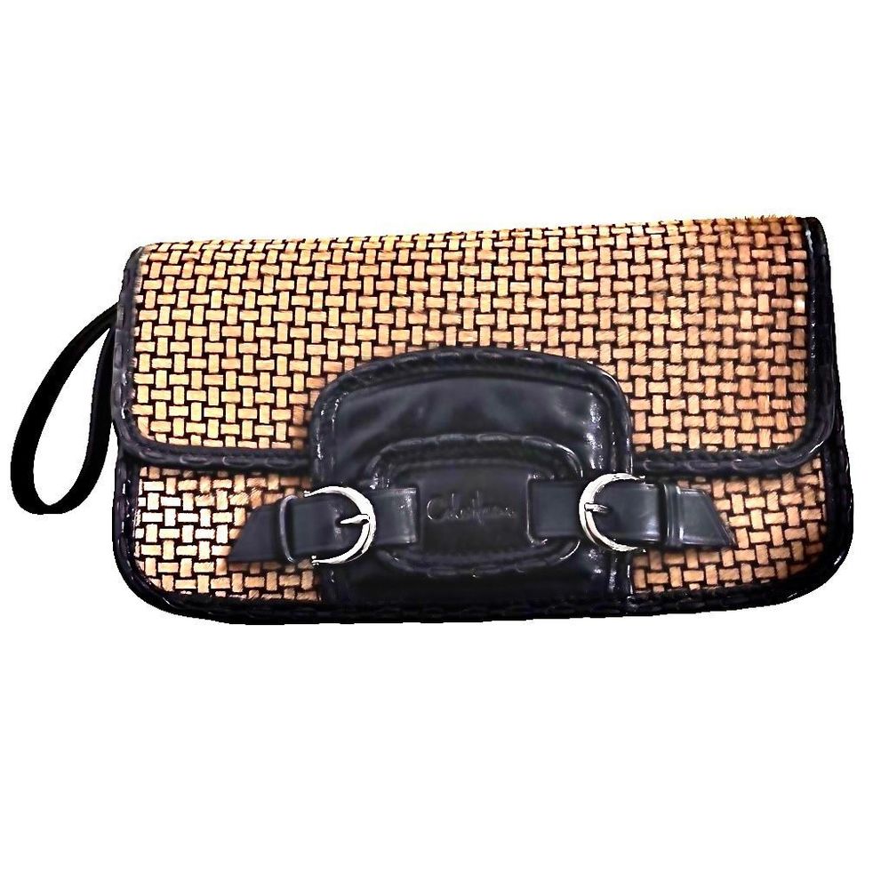 Cole Hann Leather Clutch - Picture 1 of 15